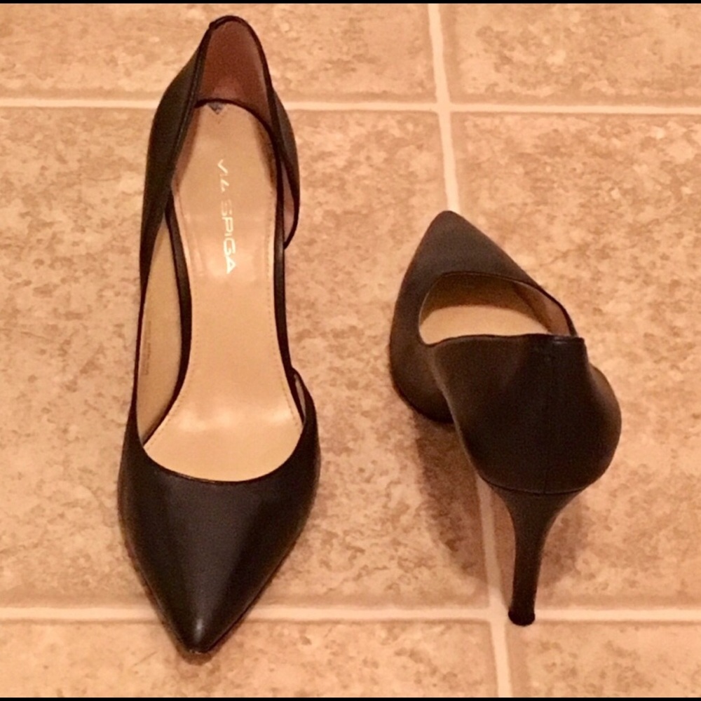 Via Spiga Black Heels